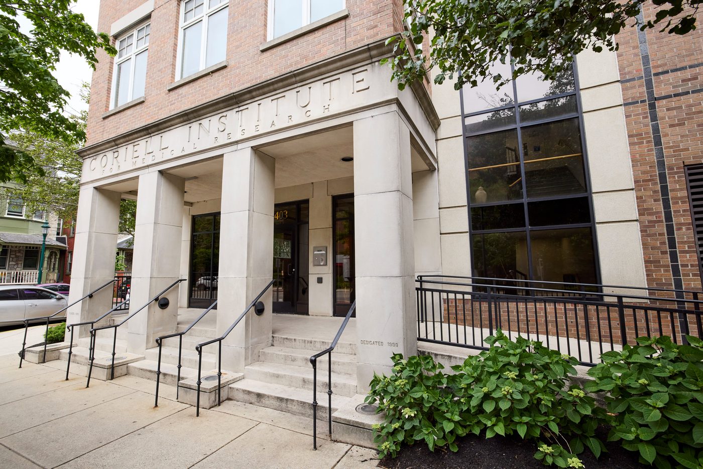 Coriell Institute for Medical Research building exterior, Camden, New Jersey